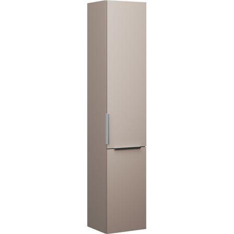 burgbad Eqio Armoire haute 1 porte, 1 bascule pour linge, (1/2)