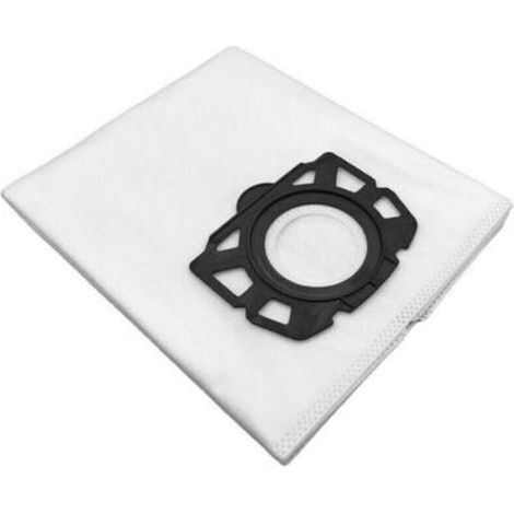 Compatible avec les aspirateurs Karcher MV4/5/6 / WD4/5/6, sacs à poussière non tissés, sacs poubelle, sacs à poussière à filtre haute efficacité, paquet de 5, accessoires de rechange domestiques/comm (1/4)