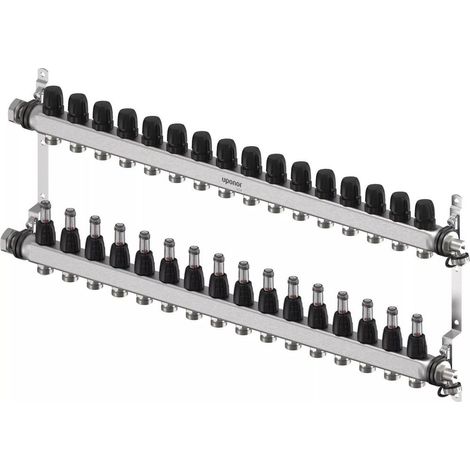 Uponor Vario S Verteiler FM 16xG3/4 Euro - G1, 1140847