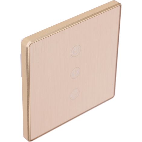 Interrupteur Intelligent Doré avec Télécommande Sans Fil, 800W 10A, Compatible 95‑240VAC, Modèle UK (1/5)