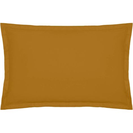 Kopfkissenbezug - Baumwolle - goldbraun - 50x70 cm