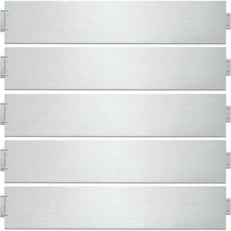 Wolketon 20M Rasenkante 100x18cm langlebig Garten Wegbegrenzung Verzinkt Gartenpalisade Pflanzen