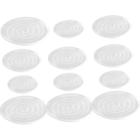 12 patins pour meubles, plastique, antidérapant, pour canapé (1/5)