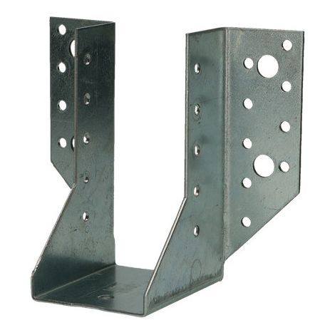 Sabot de charpente Forme U à Ailettes Extèrieur Sendzimir 100X140 - 1 pièce