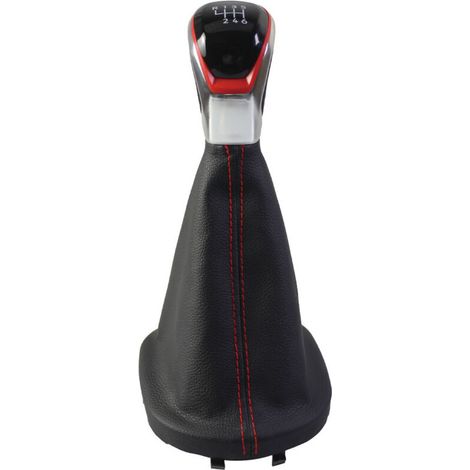Kit de modification intégré pour levier de vitesses manuel Volkswagen Touran + Golf 8, kit 6 vitesses Red-Edge Red-Line, un kit de levier de vitesses 6 vitesses Red-Edge Red-Line pour Touran/Golf 8 (1/4)