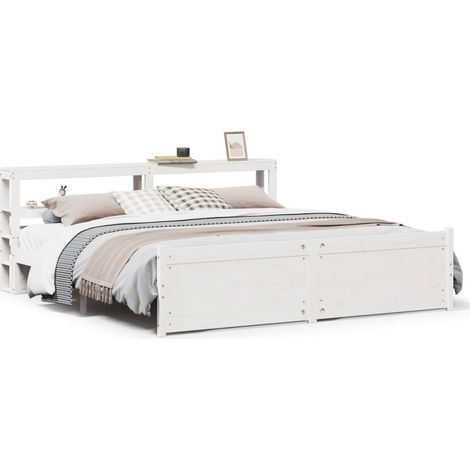 Maison Exclusive - Estructura de cama con cabecero sin colchón bl