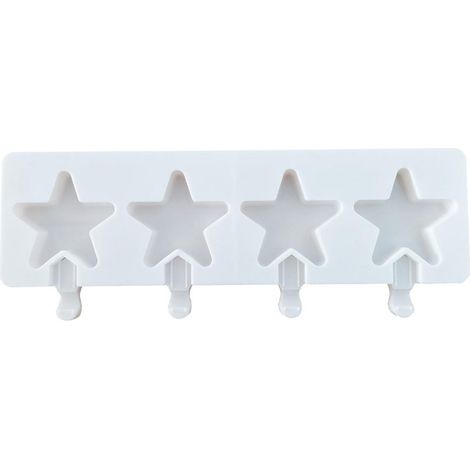 Moule à glaces en forme de pentagramme, moule en silicone pour chocolat et pâtisserie à faire soi-même. (1/5)