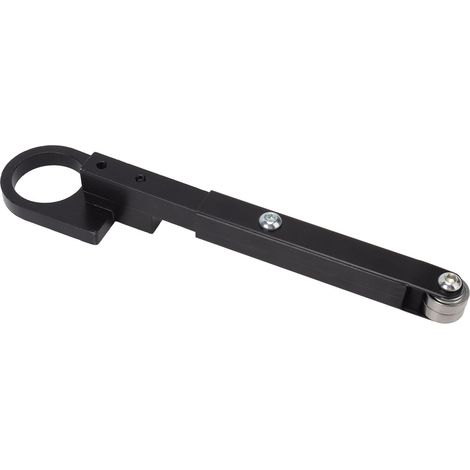 Accessoire pour ponceuse à bande, en acier robuste, faible bruit, grande stabilité, pour machine à poncer à bande abrasive, tuyau pour trous de lame (1/5)