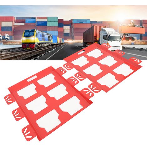 Plaques de montage en paquet de 2 compatibles avec Milwaukee Packout, 100 lb, en acier inoxydable revêtu de poudre, pour les systèmes de rangement et d'organisation d'outils. (1/5)
