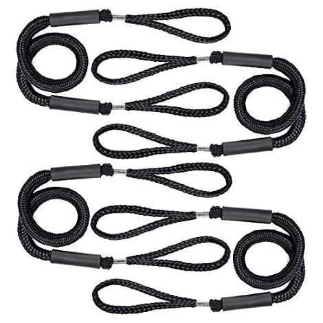 Cordon Elastique Amarre Corde d'amarrage Sangle de Mouillage Corde Élastique Amarre Accessoires 4 pièces (1/5)