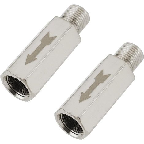 2P Vannes D'isolement Pneumatiques en Laiton à Filetage Mâle Vers Femelle BSP 1/8 Pouce pour Air Eau Huile Et Gaz 40 Mm (1/5)
