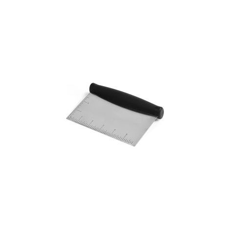 Raspador de plancha de acero inoxidable, ideal para cortar masa de pan y pizza, herramienta de cocina multifuncional para bandejas de horno, calidad profesional - Crezuo (1/4)