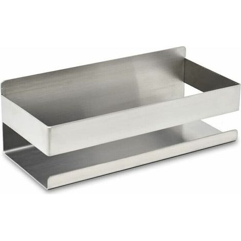 Estante de baño para champú y gel de ducha, organizador de ducha cromado, estante de ducha sin taladrar, soporte de ducha con ventosa, jabonera de ducha plateada -Crezuo