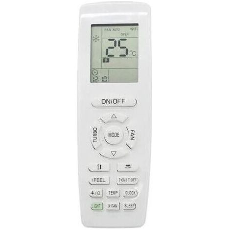 Télécommande GREE YAP1F pour climatiseur – Fonction chauffage et refroidissement – Alimentation 2 piles AA – Compatible avec GREE (1/5)