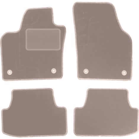 Tappetini auto in velluto per: Volkswagen Polo VI hatchback (2017-) beige (1/5)