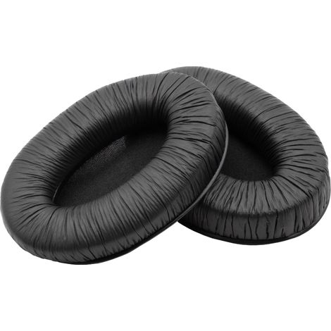 vhbw Almohadillas oídos de repuesto compatible con Sennheiser HD280, HD281, HD280 Pro, HD281 Pro auriculares, cascos - negro