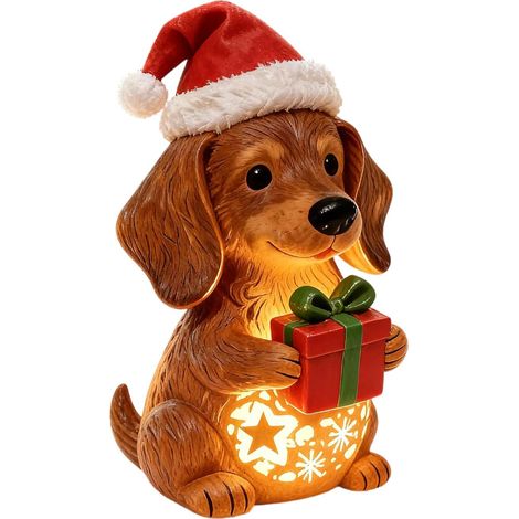 Veilleuse Mignonne Figurines de Chien Mignon (1/5)