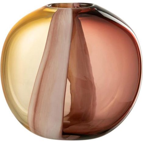 Vase Déco en en Verre "Arun" 21cm Multicolore (1/4)