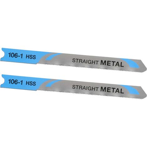 Jeu de 2 lames fraisées pour scies sauteuses pour métaux - mm.70x0,7 fin (STA22012) (1/2)