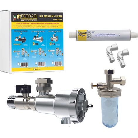 Kit salva caldaia kit medium clean 5 composto da:060529-060606-061004