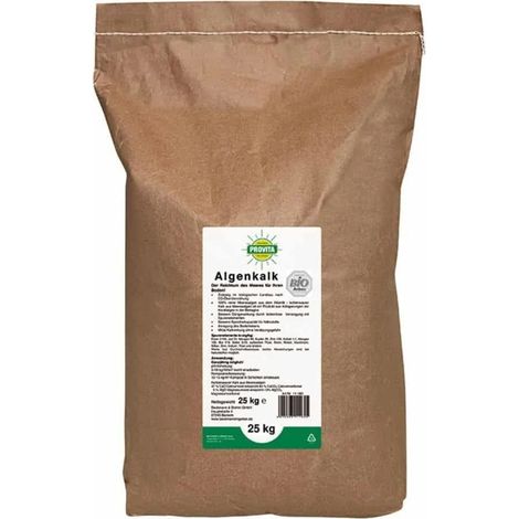Chaux d'algues 25 kg, amendement calcaire pour environ 250m² (1/2)