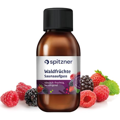 Spitzner Saunaaufguss Waldfrüchte 125 ml Wellness Sauna Aufguss Wellnessaufguss