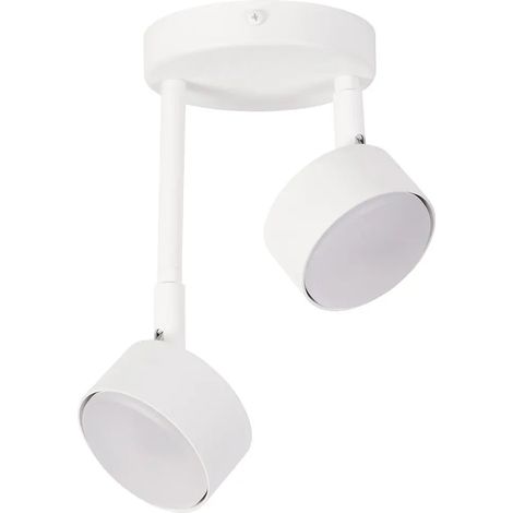 [GEBRAUCHT] B-Ware Sigma Deckenleuchte Deckenlampe Nemo Gx53 Led Weiß Stahl 2 Flammig Lampe Leuchte