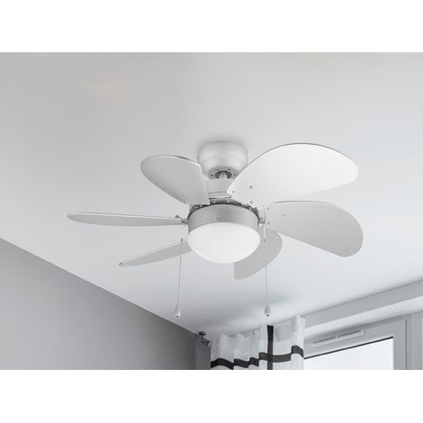 Deckenventilator mit Licht & Zugschalter, 3 Stufen Winterbetrieb Ø76cm (1/5)