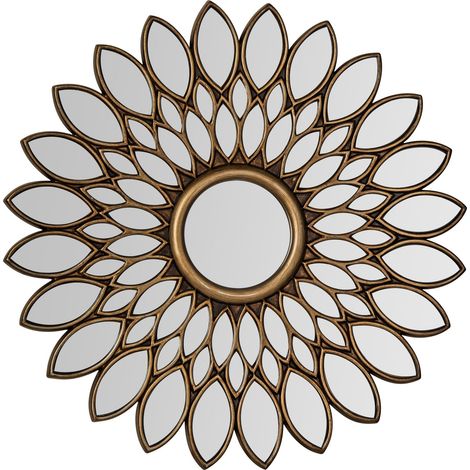 Premier Housewares Lyra Bronze Wall Mirror