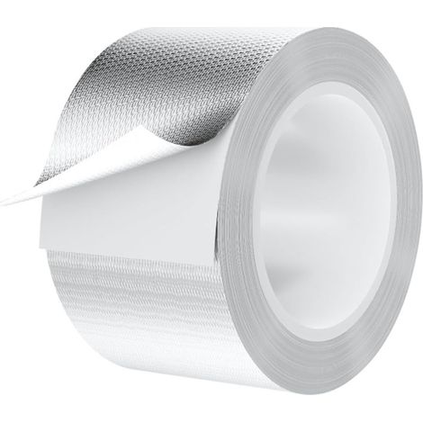 CCYKXA  Aluminiumklebeband, 20 m Metallisches Dichtungsband, hitzebeständiges Aluminiumband, wasserdichtes Metallband, für Haushaltsgeräte, Rohre (1/5)