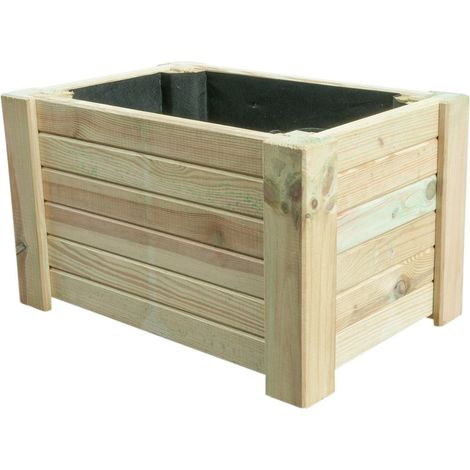 Pflanzkasten Golo 60 x 40 cm mit Wurzeltuch Pflanzkasten (1/3)