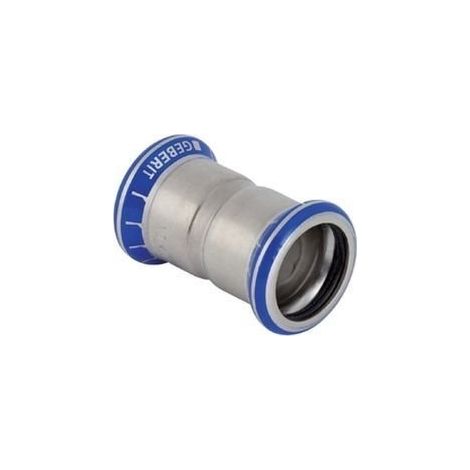 GEBERIT MAPRESS EN ACIER INOXYDABLE - MANCHON INOX DIAMÈTRE 28 MM/5,4 CM MAPRESS ACERO INOX