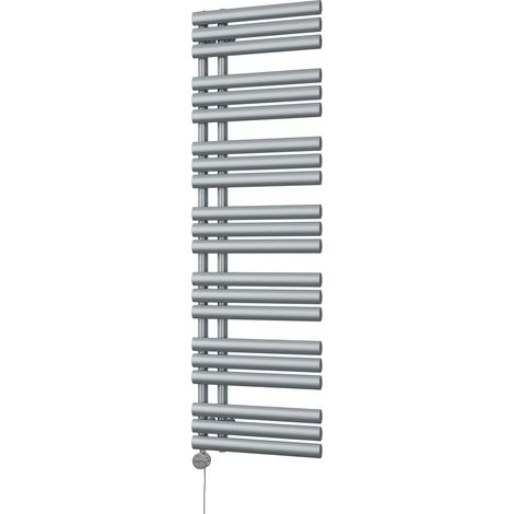Percival - Silver Electric Towel Rail H1592mm x W500mm 800w Thermostatic (1/3)