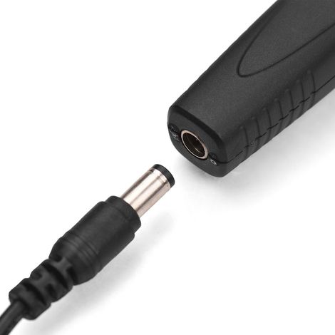 Kit portátil de corte de espuma eléctrico de 24 W con 5 puntas rectas y 1 punta curva, lápiz de corte de espuma portátil con temperatura ajustable, herramienta de corte y grabado de poliestireno con h (1/5)