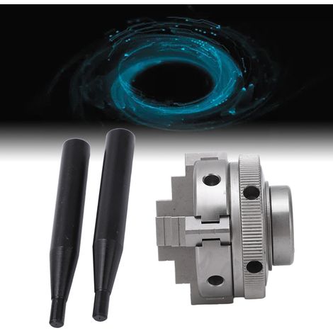 Mini mandrin de tour réversible à 4 mors K02-50 2" M14 à centrage automatique (1/5)