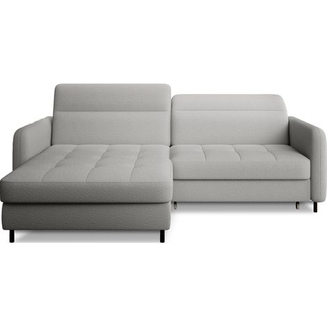 Sofá de esquina colección GOUMSI color Gris claro (1/5)