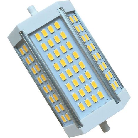 30W R7s Dimmable 118MM ampoule led J118 projecteur Lumière du jour 4000K double extrémité 3000lm équivaut à 300W ampoule halogène pour maison, salon, balcon, bureau, hôtel, restaurant,220V (1pcs) [Cla (1/5)