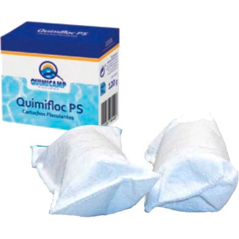 QP Quimifloc Cartucce 120 g Flocculante Chiarificante per Sabbia 203518