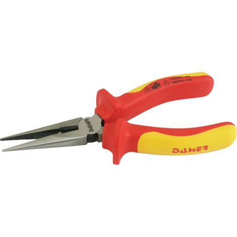 Alicates de puntas largas, finas, rectas y redondeadas Electro Dh 46.615/200 8430552106745