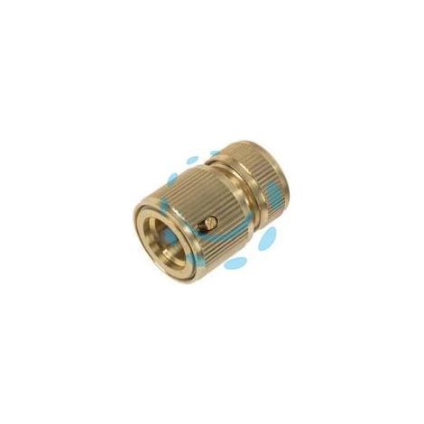 RACCORDO RAPIDO CON ACQUASTOP per tubi da 1/2"-5/8"