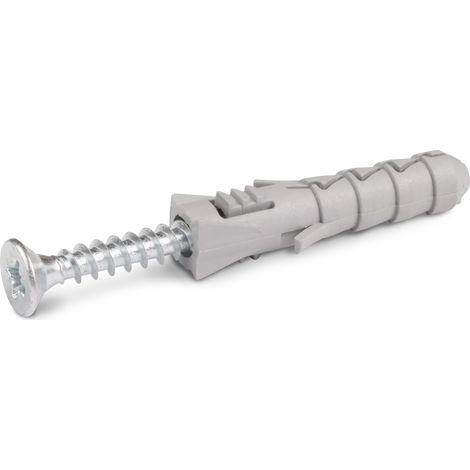 Tap贸n de expansi贸n FIX 6x30 mm con tornillo 4,0x35 mm - bl铆ster - 10 unidades