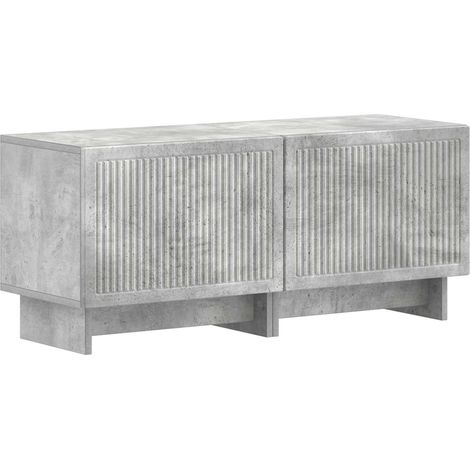 Mueble de TV Gris Hormigón Madera de ingeniería vidaXL (1/5)