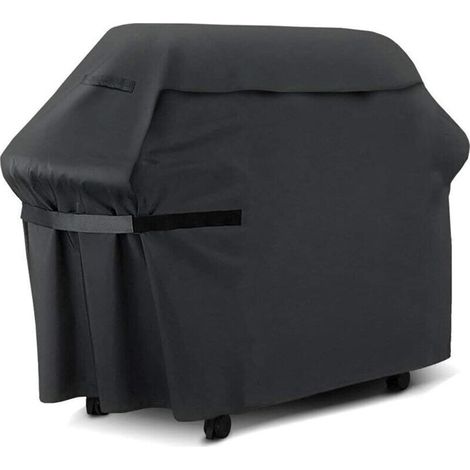 Housse de protection pour barbecue 145 x 61 x 117 cm, résistante à la poussière, à la pluie et au soleil, en tissu Oxford 210D, avec poignée (1/5)