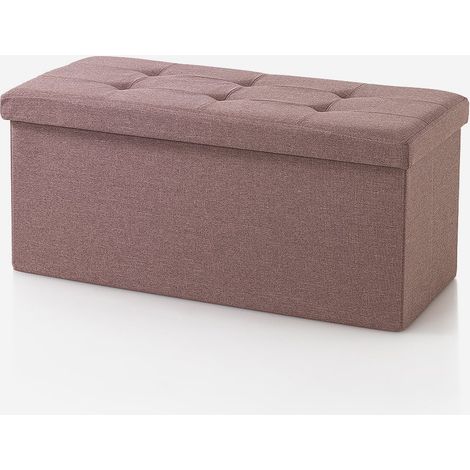 Cassapanca contenitore imbottita in tessuto 76x36 Dorian (1/4)