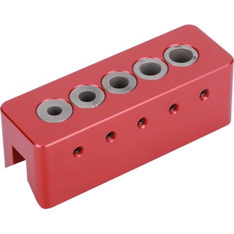 Gabarit de perçage à angle droit, poinçon à tubes ronds, détecteur de trous pour bricolage, outil de travail du bois (1/5)
