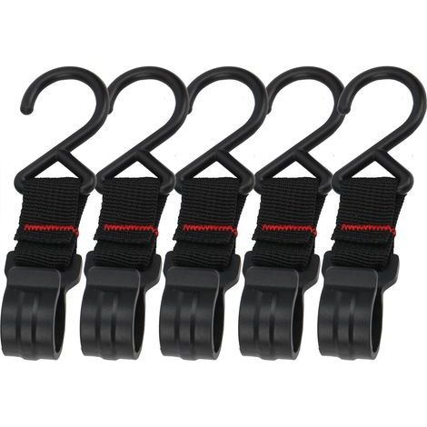 Ganci da esterno, 5 pezzi, cinghia multifunzionale da campeggio per utensili da cucina leggeri (1/5)