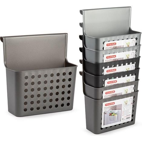1 Pezzo Cestino Multiuso Appendibile 24 x 12 x 26 cm 3 Colori (1/2)