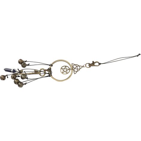 Les cloches de sorcière réduisent le stress, clés magiques anciennes, cloches de sorcière exquises, accessoires de sorcellerie, carillons de sorcière pour la décoration de porte. (1/5)