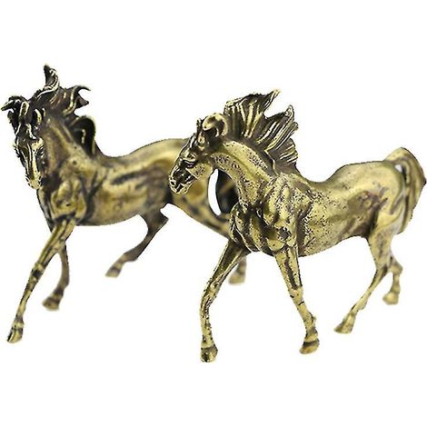 1 paire de statues de chevaux (1/3)