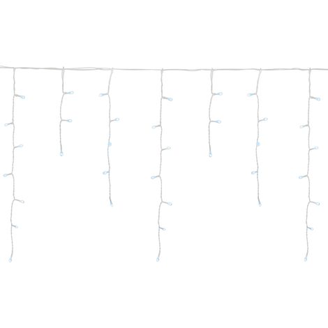 Lichterkette MagicHome Weihnachten Icicle, 800 LED kaltweiß, Eiszapfen, Dauerlicht, 230 V, 50 Hz, IP44, für außen, Beleuchtung, L-20 m (1/4)